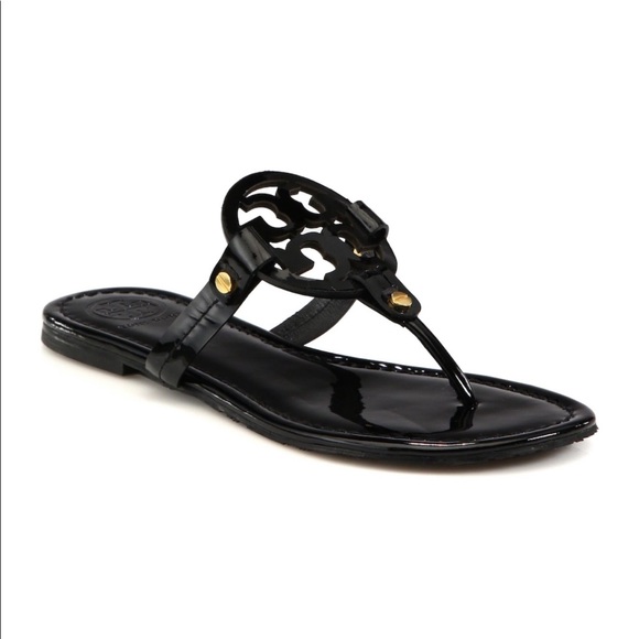 Black Patent Leather Miller Thong - Picture 1 of 1